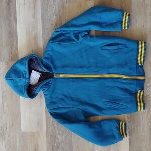 NWT SR Speed Your Run Youth Boys Full Zip Hooded Fleece Lined Jacket Size 2XL